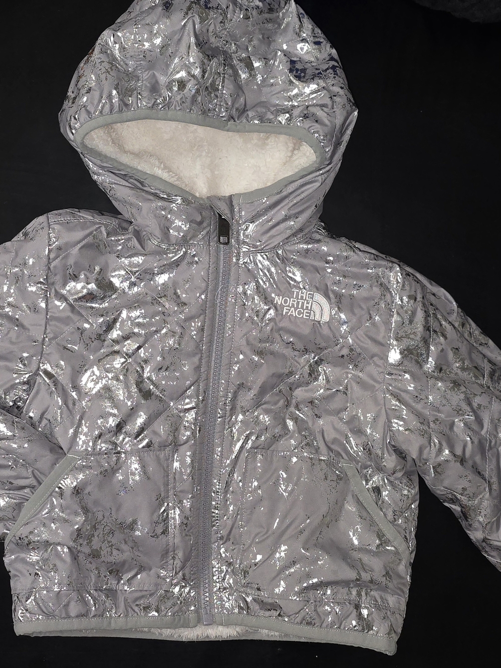 The North Face Toddler's Silver Reversible Parka